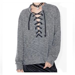 Daydream Nation black and white sweater. Size S